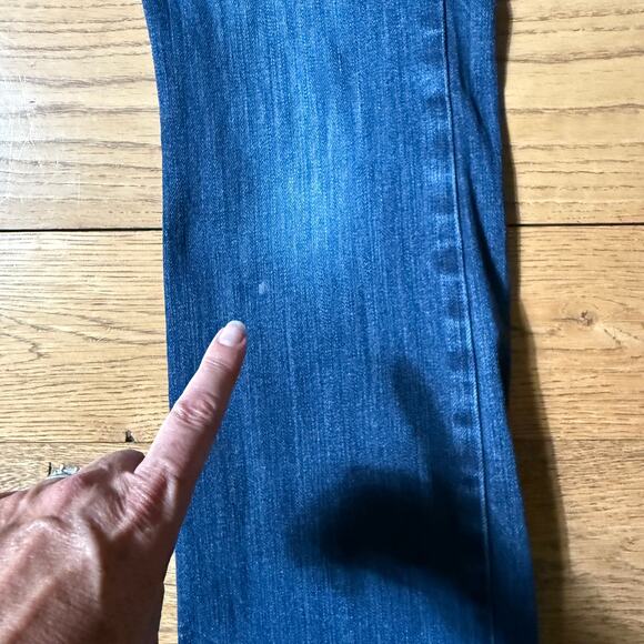 American Eagle Low Rise Slim Boot Cut Jeans SZ 8 Dark Wash Y2K - Picture 10 of 11
